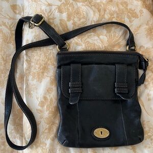 Fossil Brand Crossbody Leather Bag